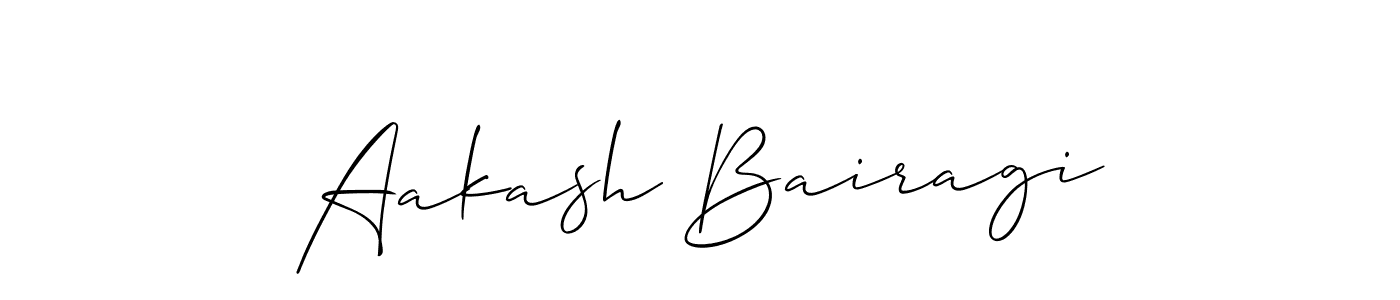 You should practise on your own different ways (Allison_Script) to write your name (Aakash Bairagi) in signature. don't let someone else do it for you. Aakash Bairagi signature style 2 images and pictures png