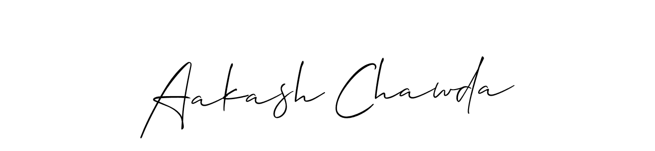 You should practise on your own different ways (Allison_Script) to write your name (Aakash Chawda) in signature. don't let someone else do it for you. Aakash Chawda signature style 2 images and pictures png