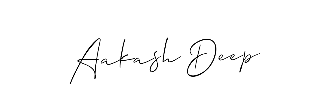 Also You can easily find your signature by using the search form. We will create Aakash Deep name handwritten signature images for you free of cost using Allison_Script sign style. Aakash Deep signature style 2 images and pictures png