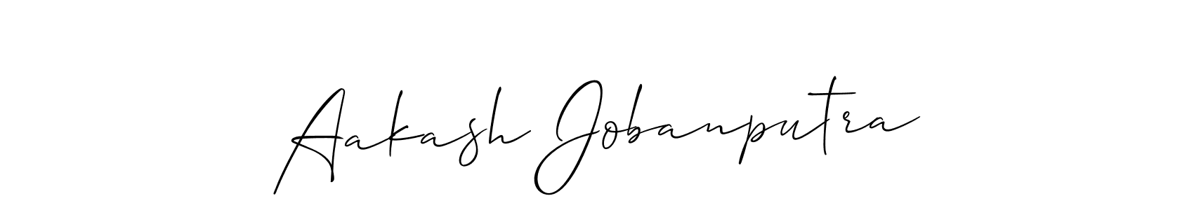 Here are the top 10 professional signature styles for the name Aakash Jobanputra. These are the best autograph styles you can use for your name. Aakash Jobanputra signature style 2 images and pictures png