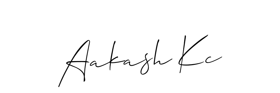 Make a beautiful signature design for name Aakash Kc. Use this online signature maker to create a handwritten signature for free. Aakash Kc signature style 2 images and pictures png