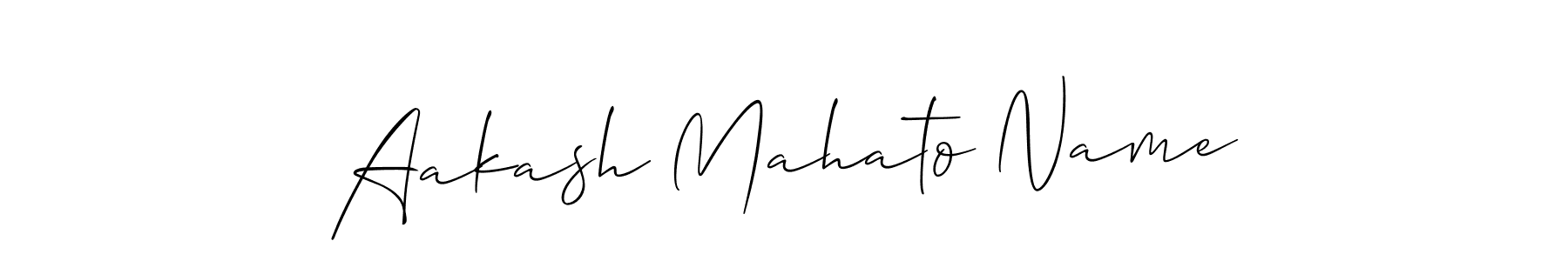 Similarly Allison_Script is the best handwritten signature design. Signature creator online .You can use it as an online autograph creator for name Aakash Mahato Name. Aakash Mahato Name signature style 2 images and pictures png
