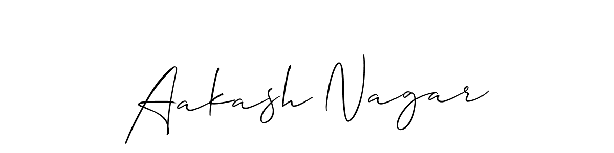 You should practise on your own different ways (Allison_Script) to write your name (Aakash Nagar) in signature. don't let someone else do it for you. Aakash Nagar signature style 2 images and pictures png