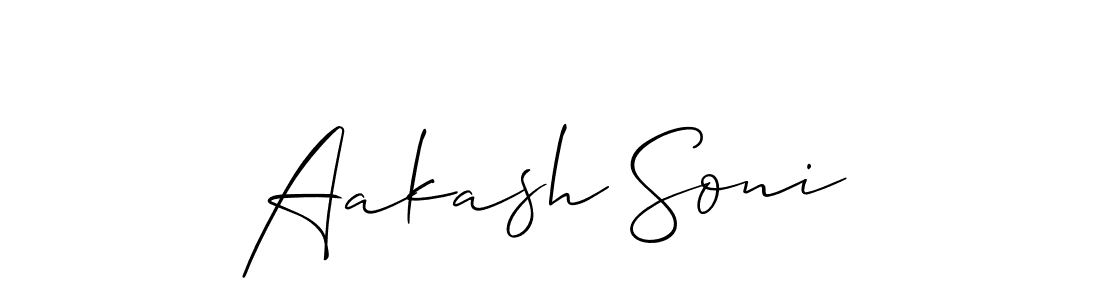 The best way (Allison_Script) to make a short signature is to pick only two or three words in your name. The name Aakash Soni include a total of six letters. For converting this name. Aakash Soni signature style 2 images and pictures png