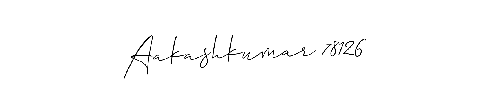 Make a beautiful signature design for name Aakashkumar 78126. Use this online signature maker to create a handwritten signature for free. Aakashkumar 78126 signature style 2 images and pictures png