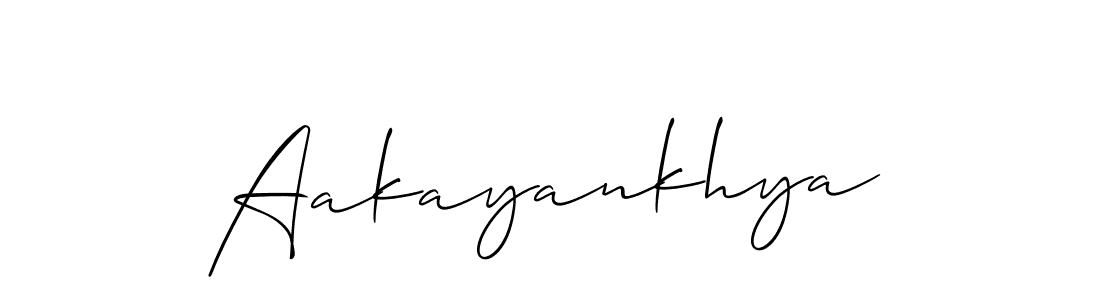 Make a beautiful signature design for name Aakayankhya. Use this online signature maker to create a handwritten signature for free. Aakayankhya signature style 2 images and pictures png