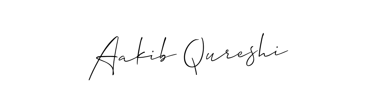 This is the best signature style for the Aakib Qureshi name. Also you like these signature font (Allison_Script). Mix name signature. Aakib Qureshi signature style 2 images and pictures png