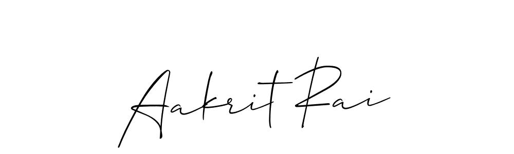 Once you've used our free online signature maker to create your best signature Allison_Script style, it's time to enjoy all of the benefits that Aakrit Rai name signing documents. Aakrit Rai signature style 2 images and pictures png