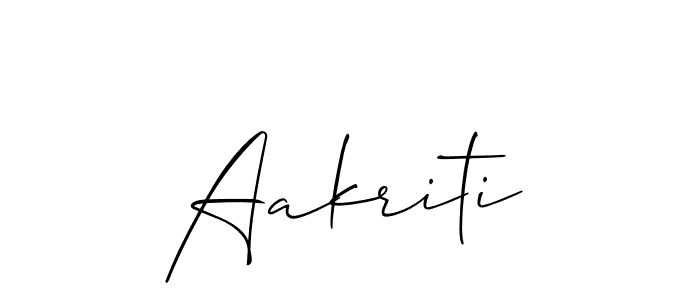 How to Draw Aakriti signature style? Allison_Script is a latest design signature styles for name Aakriti. Aakriti signature style 2 images and pictures png