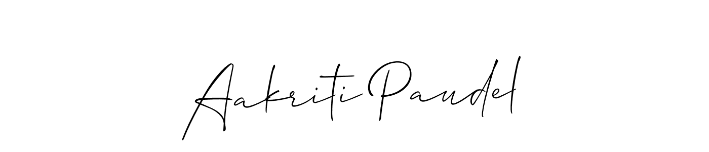 You can use this online signature creator to create a handwritten signature for the name Aakriti Paudel. This is the best online autograph maker. Aakriti Paudel signature style 2 images and pictures png