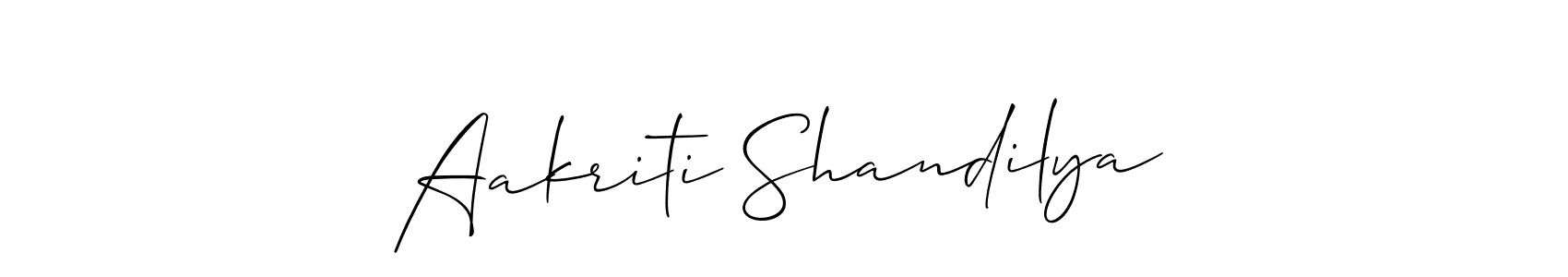 Best and Professional Signature Style for Aakriti Shandilya. Allison_Script Best Signature Style Collection. Aakriti Shandilya signature style 2 images and pictures png