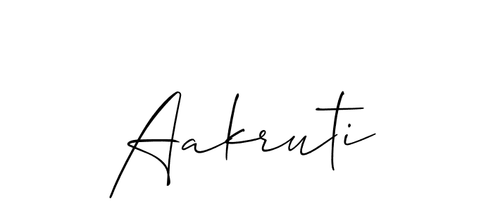 How to Draw Aakruti signature style? Allison_Script is a latest design signature styles for name Aakruti. Aakruti signature style 2 images and pictures png