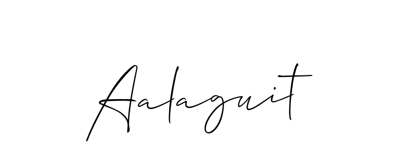 Aalaguit stylish signature style. Best Handwritten Sign (Allison_Script) for my name. Handwritten Signature Collection Ideas for my name Aalaguit. Aalaguit signature style 2 images and pictures png