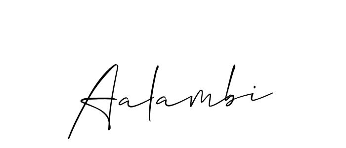 Make a beautiful signature design for name Aalambi. Use this online signature maker to create a handwritten signature for free. Aalambi signature style 2 images and pictures png