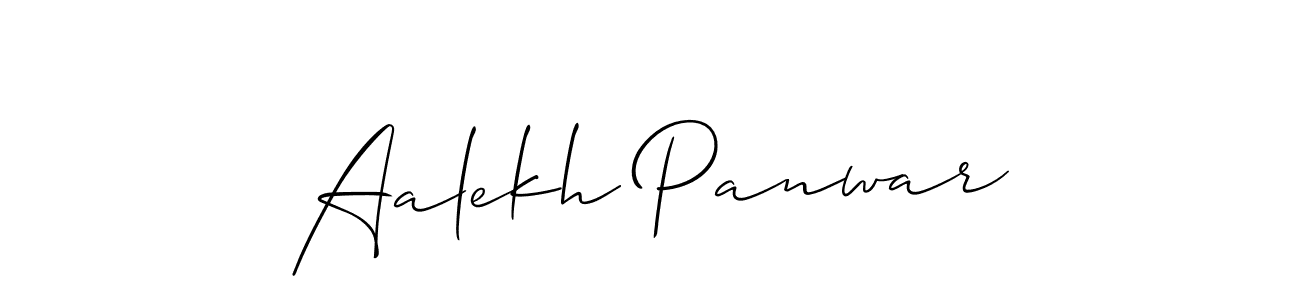 Also You can easily find your signature by using the search form. We will create Aalekh Panwar name handwritten signature images for you free of cost using Allison_Script sign style. Aalekh Panwar signature style 2 images and pictures png