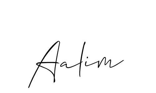 How to make Aalim name signature. Use Allison_Script style for creating short signs online. This is the latest handwritten sign. Aalim signature style 2 images and pictures png