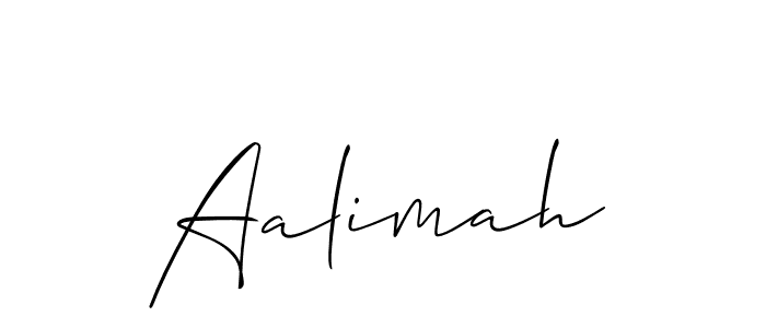 Similarly Allison_Script is the best handwritten signature design. Signature creator online .You can use it as an online autograph creator for name Aalimah. Aalimah signature style 2 images and pictures png