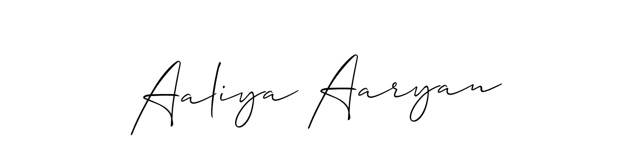 Once you've used our free online signature maker to create your best signature Allison_Script style, it's time to enjoy all of the benefits that Aaliya Aaryan name signing documents. Aaliya Aaryan signature style 2 images and pictures png