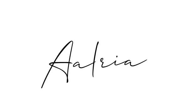 Make a beautiful signature design for name Aalria. Use this online signature maker to create a handwritten signature for free. Aalria signature style 2 images and pictures png