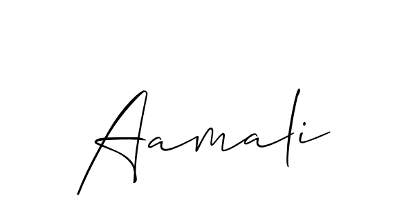 Here are the top 10 professional signature styles for the name Aamali. These are the best autograph styles you can use for your name. Aamali signature style 2 images and pictures png