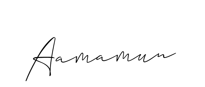 Similarly Allison_Script is the best handwritten signature design. Signature creator online .You can use it as an online autograph creator for name Aamamun. Aamamun signature style 2 images and pictures png