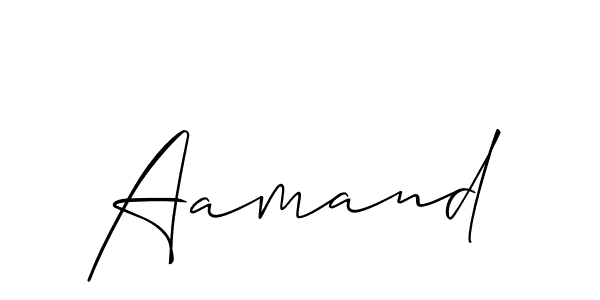 Make a short Aamand signature style. Manage your documents anywhere anytime using Allison_Script. Create and add eSignatures, submit forms, share and send files easily. Aamand signature style 2 images and pictures png