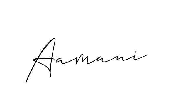 Allison_Script is a professional signature style that is perfect for those who want to add a touch of class to their signature. It is also a great choice for those who want to make their signature more unique. Get Aamani name to fancy signature for free. Aamani signature style 2 images and pictures png