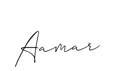 Make a beautiful signature design for name Aamar. With this signature (Allison_Script) style, you can create a handwritten signature for free. Aamar signature style 2 images and pictures png