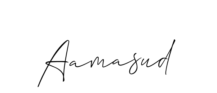 Make a short Aamasud signature style. Manage your documents anywhere anytime using Allison_Script. Create and add eSignatures, submit forms, share and send files easily. Aamasud signature style 2 images and pictures png