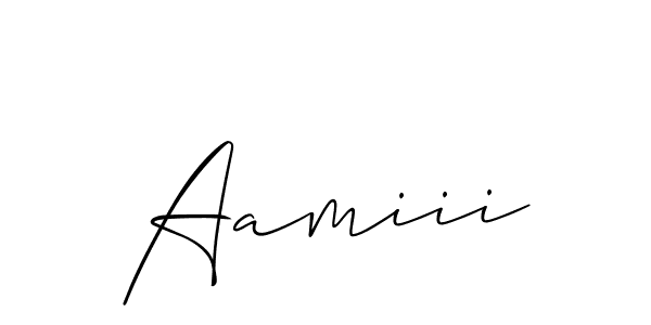 Also we have Aamiii name is the best signature style. Create professional handwritten signature collection using Allison_Script autograph style. Aamiii signature style 2 images and pictures png