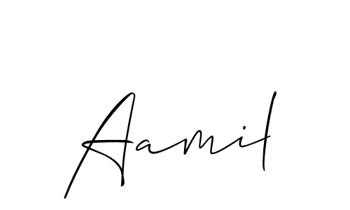 Once you've used our free online signature maker to create your best signature Allison_Script style, it's time to enjoy all of the benefits that Aamil name signing documents. Aamil signature style 2 images and pictures png