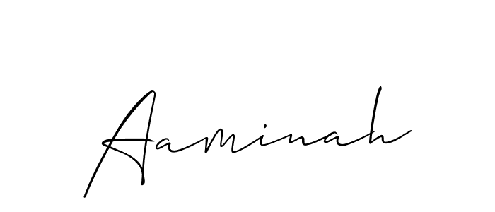 It looks lik you need a new signature style for name Aaminah. Design unique handwritten (Allison_Script) signature with our free signature maker in just a few clicks. Aaminah signature style 2 images and pictures png