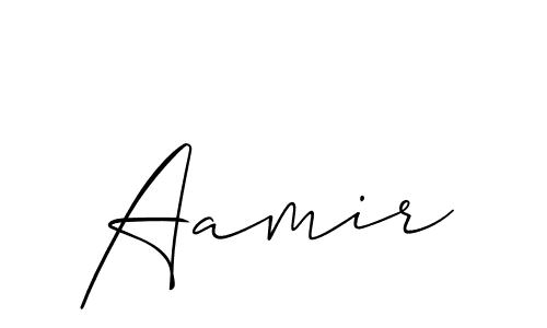 Aamir stylish signature style. Best Handwritten Sign (Allison_Script) for my name. Handwritten Signature Collection Ideas for my name Aamir. Aamir signature style 2 images and pictures png