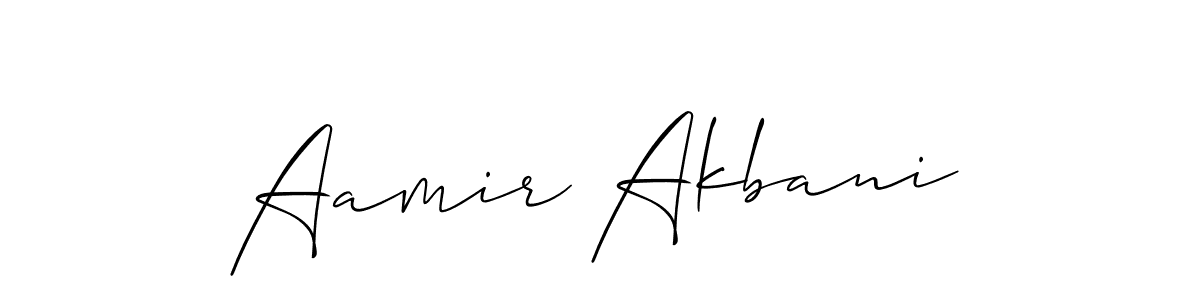 Once you've used our free online signature maker to create your best signature Allison_Script style, it's time to enjoy all of the benefits that Aamir Akbani name signing documents. Aamir Akbani signature style 2 images and pictures png