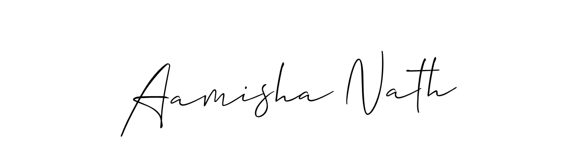 How to Draw Aamisha Nath signature style? Allison_Script is a latest design signature styles for name Aamisha Nath. Aamisha Nath signature style 2 images and pictures png