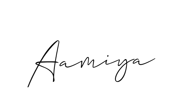 Make a short Aamiya signature style. Manage your documents anywhere anytime using Allison_Script. Create and add eSignatures, submit forms, share and send files easily. Aamiya signature style 2 images and pictures png