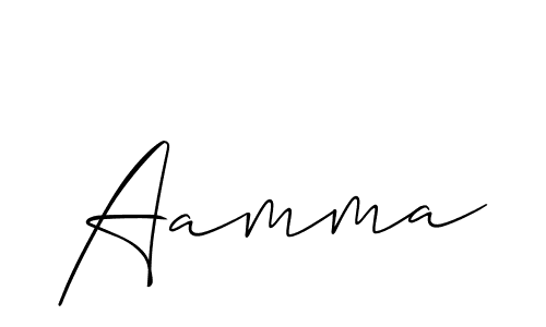 Aamma stylish signature style. Best Handwritten Sign (Allison_Script) for my name. Handwritten Signature Collection Ideas for my name Aamma. Aamma signature style 2 images and pictures png