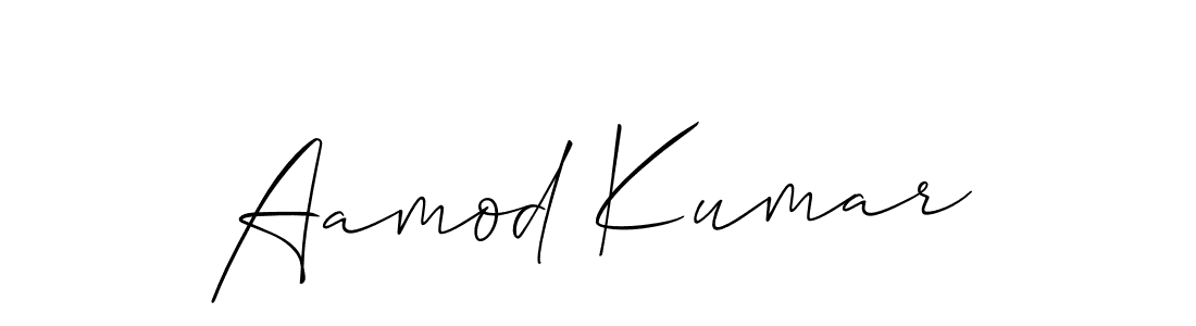 It looks lik you need a new signature style for name Aamod Kumar. Design unique handwritten (Allison_Script) signature with our free signature maker in just a few clicks. Aamod Kumar signature style 2 images and pictures png