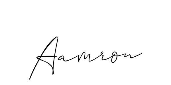 It looks lik you need a new signature style for name Aamron. Design unique handwritten (Allison_Script) signature with our free signature maker in just a few clicks. Aamron signature style 2 images and pictures png