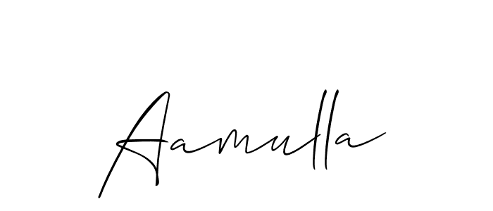 You should practise on your own different ways (Allison_Script) to write your name (Aamulla) in signature. don't let someone else do it for you. Aamulla signature style 2 images and pictures png
