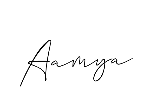 Make a short Aamya signature style. Manage your documents anywhere anytime using Allison_Script. Create and add eSignatures, submit forms, share and send files easily. Aamya signature style 2 images and pictures png