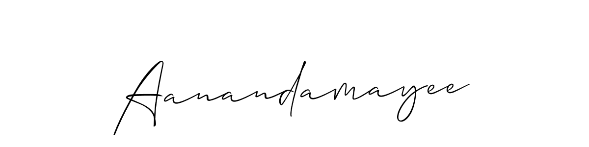 How to Draw Aanandamayee signature style? Allison_Script is a latest design signature styles for name Aanandamayee. Aanandamayee signature style 2 images and pictures png