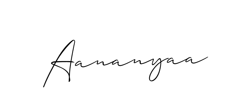 Once you've used our free online signature maker to create your best signature Allison_Script style, it's time to enjoy all of the benefits that Aananyaa name signing documents. Aananyaa signature style 2 images and pictures png