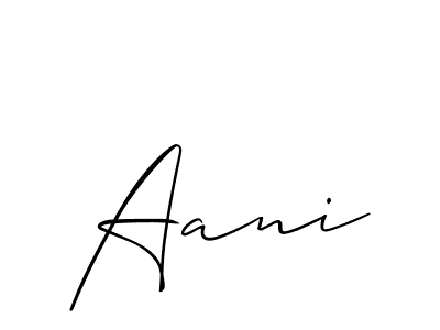 Make a beautiful signature design for name Aani. Use this online signature maker to create a handwritten signature for free. Aani signature style 2 images and pictures png