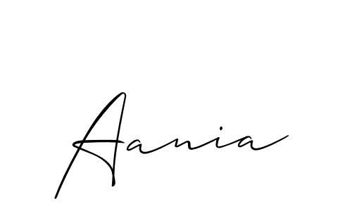 Similarly Allison_Script is the best handwritten signature design. Signature creator online .You can use it as an online autograph creator for name Aania. Aania signature style 2 images and pictures png