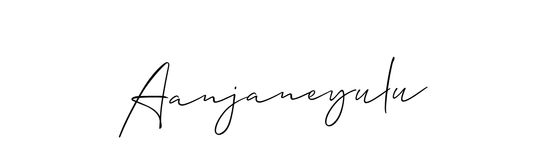 How to Draw Aanjaneyulu signature style? Allison_Script is a latest design signature styles for name Aanjaneyulu. Aanjaneyulu signature style 2 images and pictures png