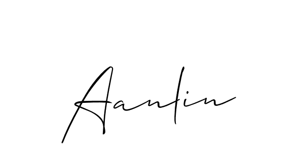 Make a short Aanlin signature style. Manage your documents anywhere anytime using Allison_Script. Create and add eSignatures, submit forms, share and send files easily. Aanlin signature style 2 images and pictures png