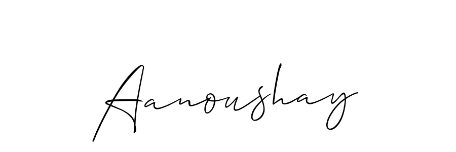 Best and Professional Signature Style for Aanoushay. Allison_Script Best Signature Style Collection. Aanoushay signature style 2 images and pictures png