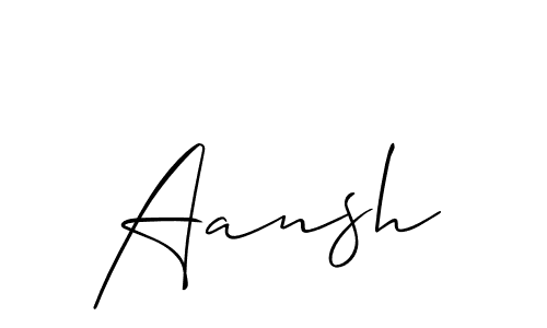 Also You can easily find your signature by using the search form. We will create Aansh name handwritten signature images for you free of cost using Allison_Script sign style. Aansh signature style 2 images and pictures png