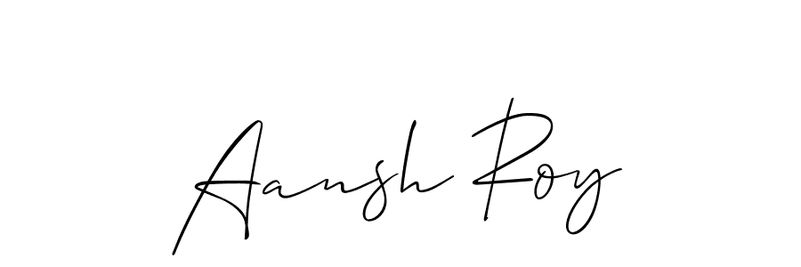 Make a beautiful signature design for name Aansh Roy. Use this online signature maker to create a handwritten signature for free. Aansh Roy signature style 2 images and pictures png